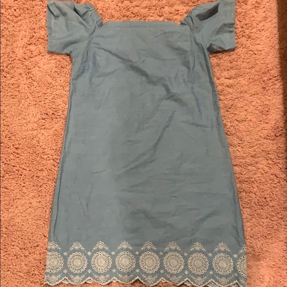 Maison Jules Denim Color Dress! MEDIUM